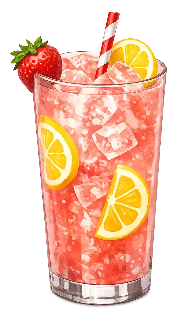 strawberries lemonade